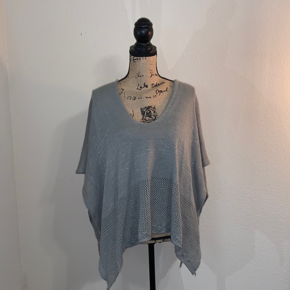 Knit Pancho Blouse
